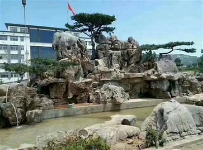 千層石假山-假山造景施工-假山石批發(fā)